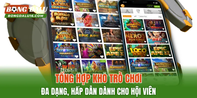 Tổng hợp kho trò chơi đa dạng, hấp dẫn dành cho hội viên